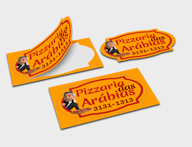 Adesivo de Papel 9x11cm - 4x0 - 10 unid