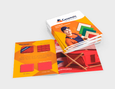 Manuais e Catálogos Couchê 120g Sem Verniz 10x15cm 8 Páginas - 4x4 - 5000 unid